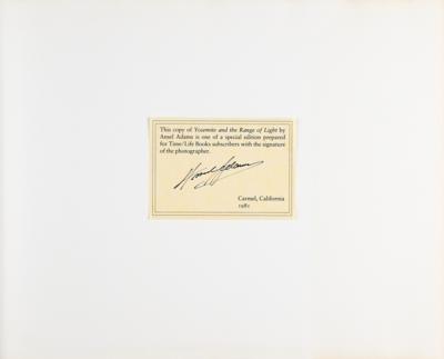 Lot #311 Ansel Adams Signed Book - Image 2
