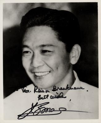 Lot #184 Ferdinand Marcos Signed Photograph
