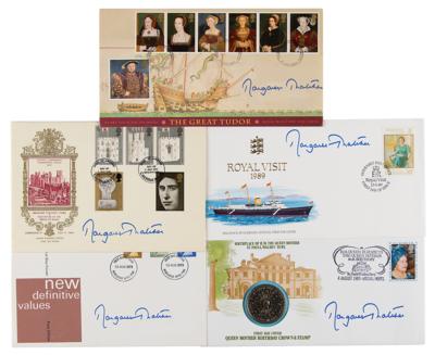 Lot #207 Margaret Thatcher (5) Signed Commemorative Covers