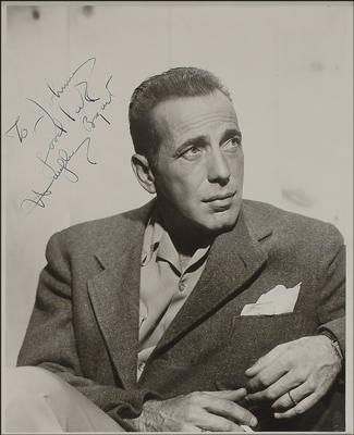 Lot #515 Humphrey Bogart Signed Photograph