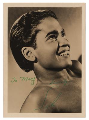 Lot #611 Sabu Signed Photograph - Image 1