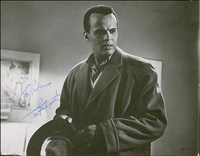 Lot #535 Harry Belafonte Signed Photograph