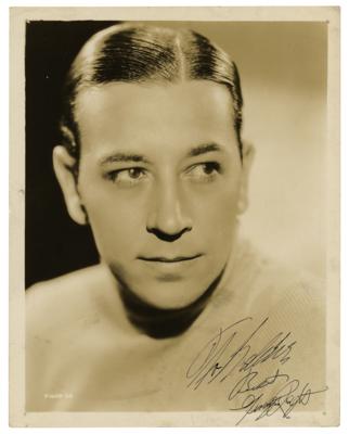 Lot #608 George Raft Signed Photograph