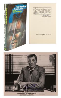 Lot #396 The Friends of Eddie Coyle: George V. Higgins Signed Book and Robert Mitchum Signed Photograph - Image 1