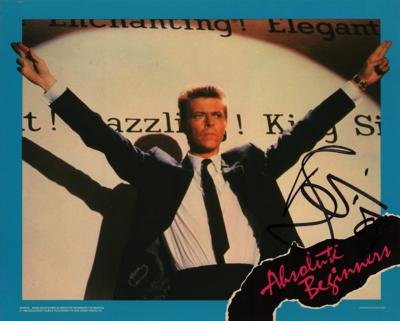 Lot #467 David Bowie Signed Photograph