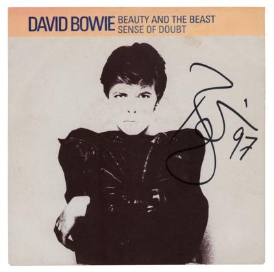 Lot #468 David Bowie Signed 45 RPM Record Sleeve