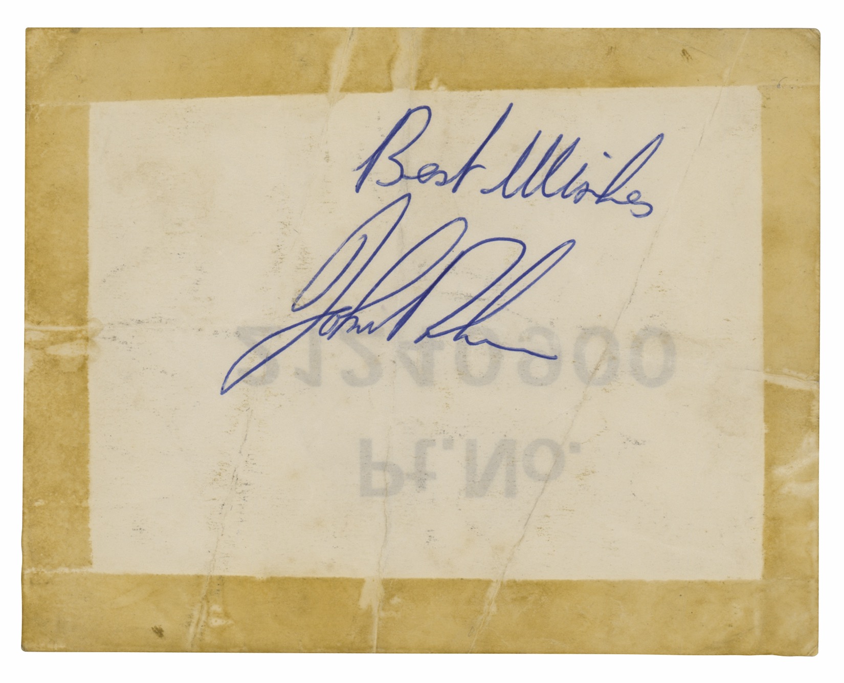 Lot #441 Led Zeppelin: John Bonham Signature