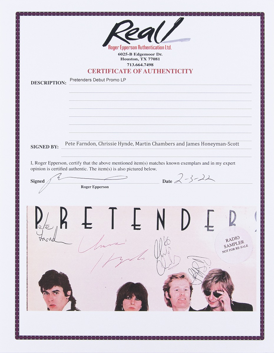 Lot #496 The Pretenders Signed Album - Image 2