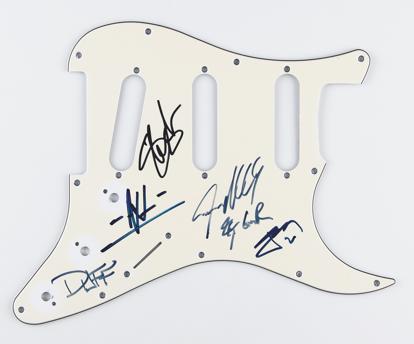 Lot #478 Guns N' Roses Signed Pickguard