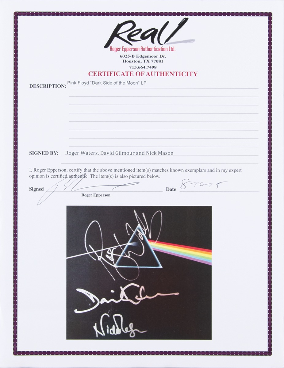 Lot #442 Pink Floyd Signed Album - Image 3