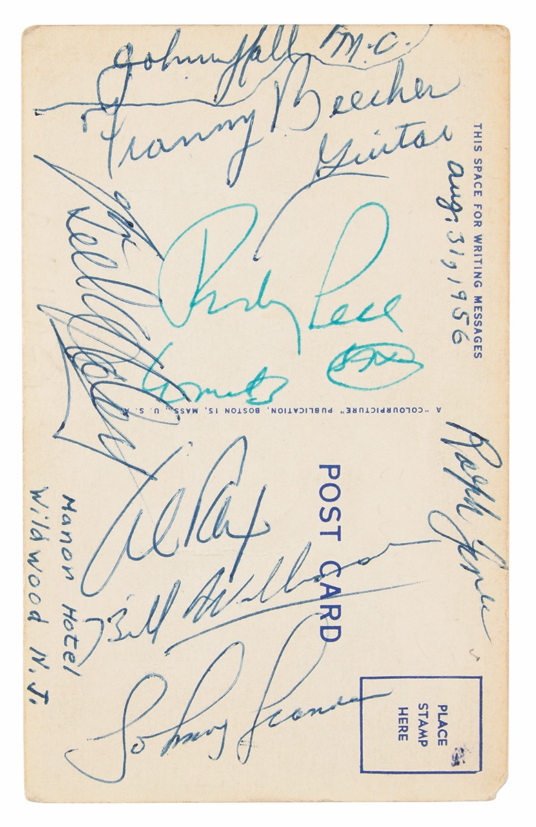 Lot #479 Bill Haley and His Comets Signatures