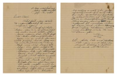 Lot #527 John Wayne Autograph Letter Signed