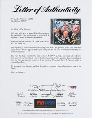 Lot #492 Motley Crue Signed CD - Image 2