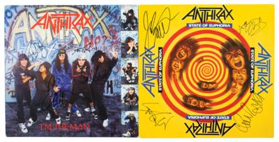 Lot #460 Anthrax (2) Signed Albums