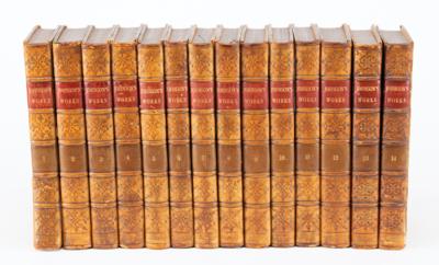 Lot #353 The Works of Samuel Johnson: Complete 14 Volume Set (1806-1811)