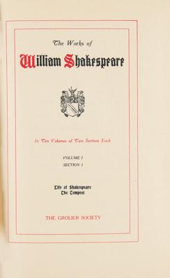 Lot #366 The Works of William Shakespeare, Limited Edition 10-Volume Set (circa 1900) - Image 7
