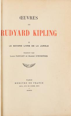 Lot #354 Works of Rudyard Kipling: The Jungle Book (1934) and The Second Jungle Book (1930) - Image 2