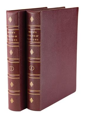 Lot #116 Adam Smith: The Wealth of Nations, Facsimile Bicentenary Edition (1976)