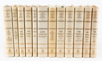 Lot #120 The Collected Works of Sir Winston Churchill, Centenary Limited Edition, 34-Volume Set (1973)