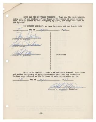 Lot #522 Steve McQueen Document Signed