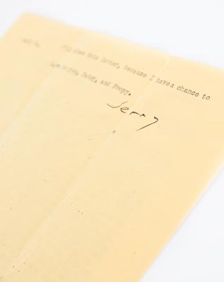 Lot #362 J. D. Salinger Typed Letter Signed - Image 2