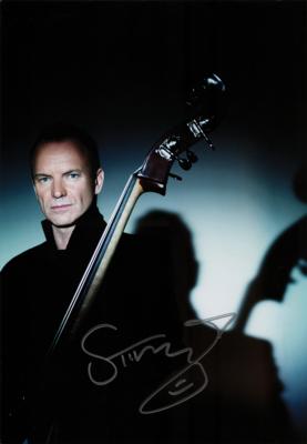 Lot #503 Sting Signed Photograph