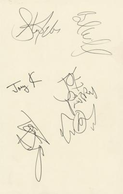 Lot #458 Aerosmith Signatures