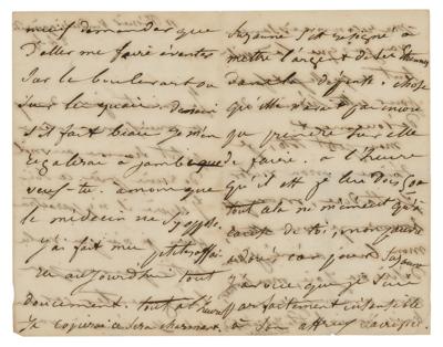 Lot #352 Victor Hugo: Juliette Drouet Autograph Letter Signed - Image 2
