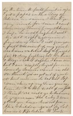 Lot #233 Civil War Soldier's Letter - Image 2