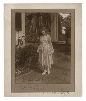 Lot #604 Mary Pickford Signed Photograph