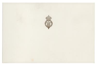 Lot #193 King Charles III Signed Christmas Card (1979) - Image 2