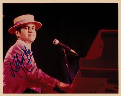Lot #482 Elton John Signed Photograph - Image 1