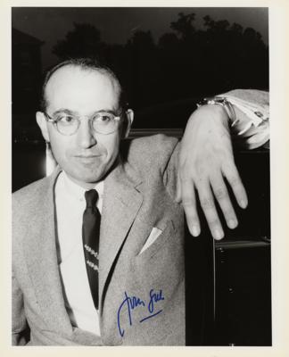 Lot #203 Jonas Salk Signed Photograph
