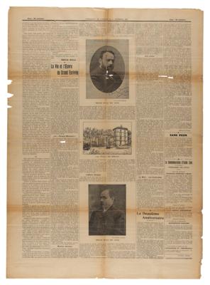 Lot #374 Emile Zola: 'J'Accuse...!' Commemorative Newspaper Supplement - L’Aurore (September 24, 1904) - Image 2