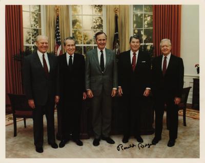 Lot #61 Ronald Reagan Signed Photograph