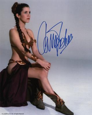Lot #618 Star Wars: Carrie Fisher Signed