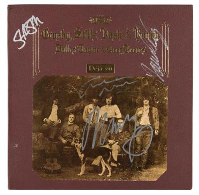 Lot #474 Crosby, Stills, Nash and Young Signed