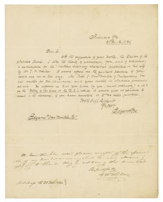Lot #359 Edgar Allen Poe Autograph Letter Signed