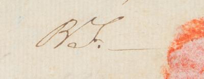 Lot #75 Benjamin Franklin Autograph Letter Signed - Image 2