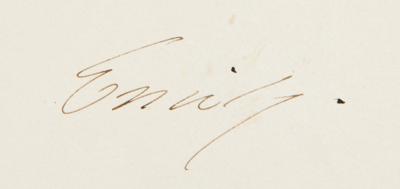 Lot #342 Emily Dickinson Autograph Poem Signed - Image 3