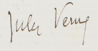 Lot #372 Jules Verne Autograph Letter Signed - Image 2