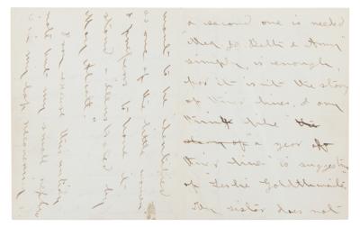 Lot #332 Louisa May Alcott Autograph Letter Signed on 'Little Women' - Image 2