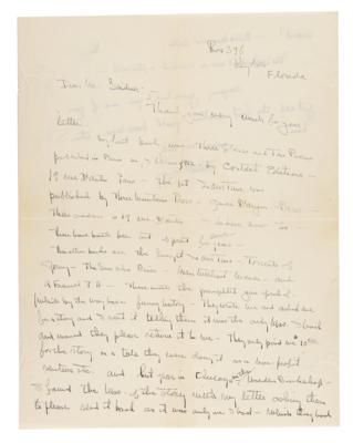 Lot #349 Ernest Hemingway Autograph Letter Signed