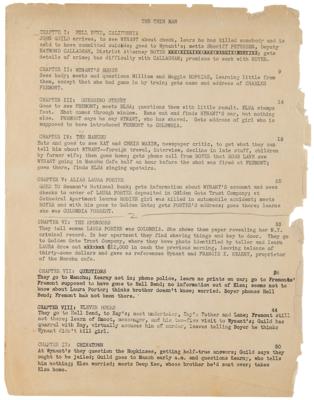 Lot #348 Dashiell Hammett Hand-Annotated Outline for 'The Thin Man' - Image 2