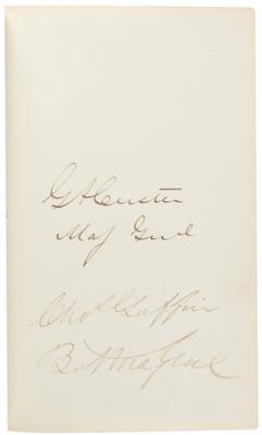 Lot #10 Abraham Lincoln, U.S. Grant, George A. Custer, and Civil War Figures Signed Autograph Album - Image 3