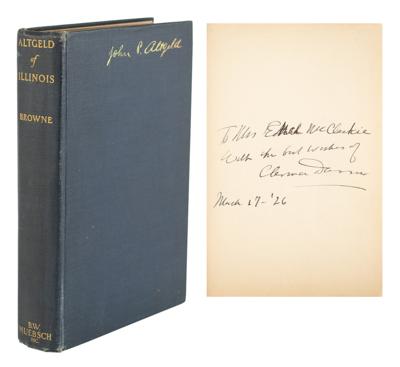 Lot #154 Clarence Darrow Signed Book