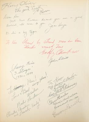 Lot #577 Hollywood Multi-Signed Book - Image 4