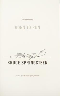 Lot #501 Bruce Springsteen Signed Book - Image 2