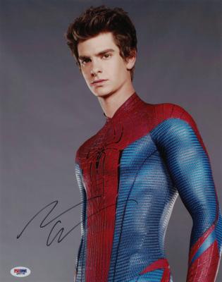 Lot #561 Spider-Man: Andrew Garfield Signed Oversized Photograph