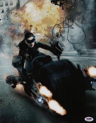 Lot #571 Batman: Anne Hathaway Signed Oversized Photograph